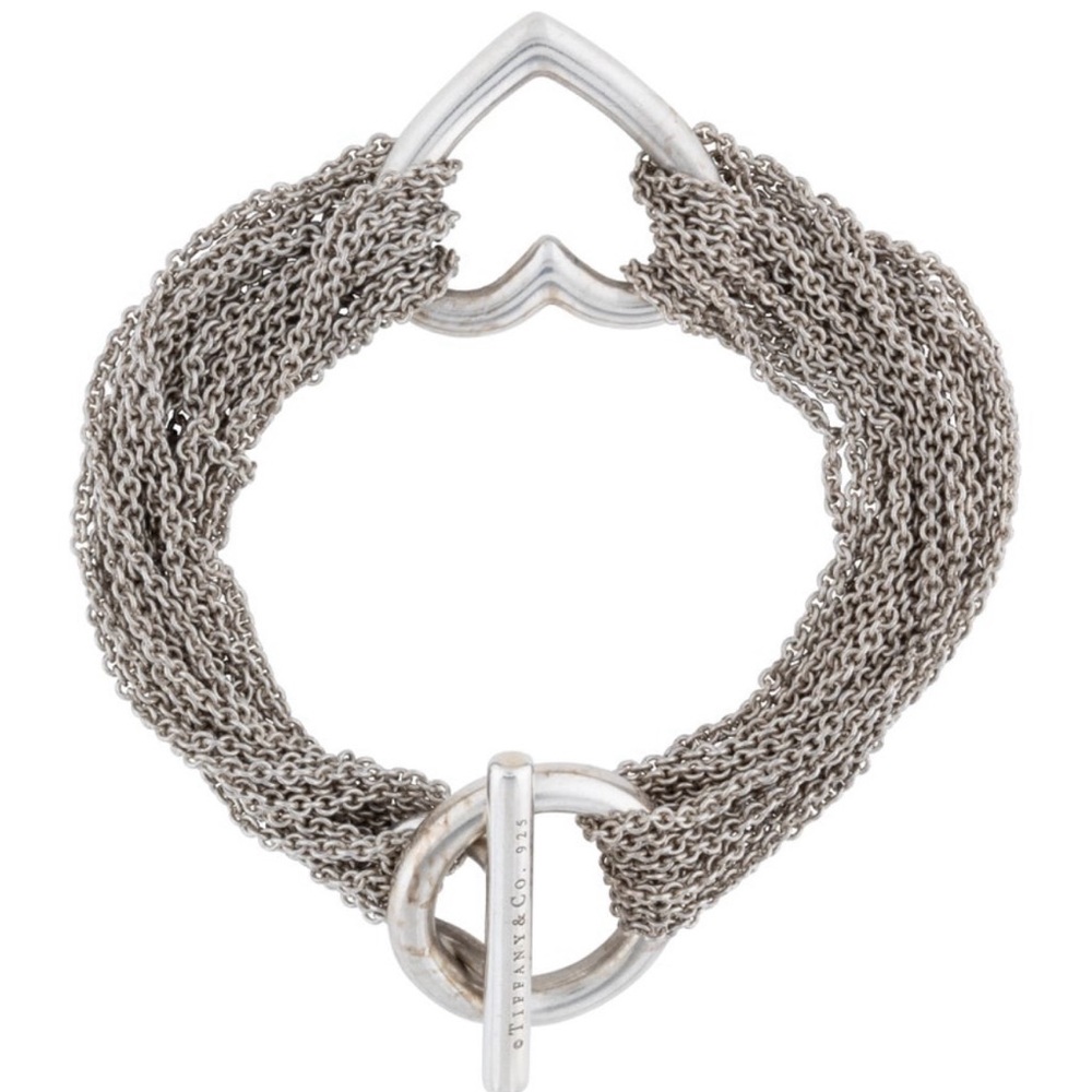 Authentic Tiffany&Co Mesh Heart Bracelet